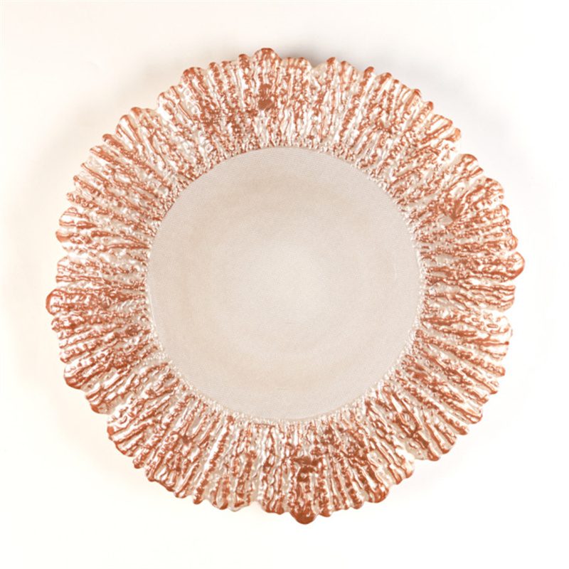 Wholesale Glass Charger Plate PZ-066 - Image 9